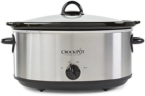 7 Quart Oval Manual Slow Cooker – Stainless Steel - Curated Catalog Y9