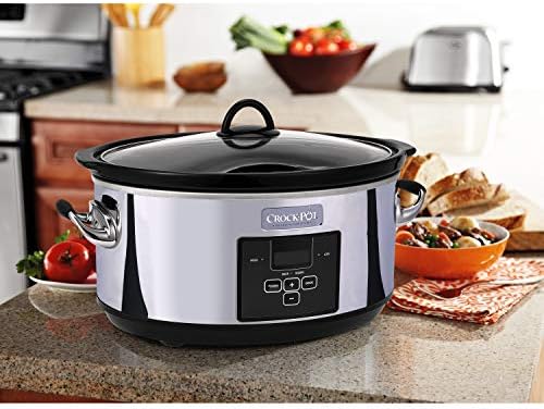7 Quart Programmable Slow Cooker – Polished Platinum - Curated Catalog F3