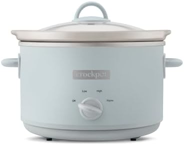 4.5 Quart Manual Slow Cooker – Macaroon Blue - Curated Catalog M9