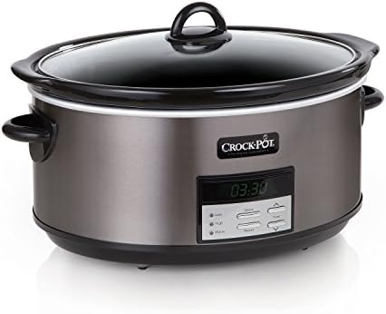8 Quart Programmable Slow Cooker with Auto Warm - Curated Catalog C0
