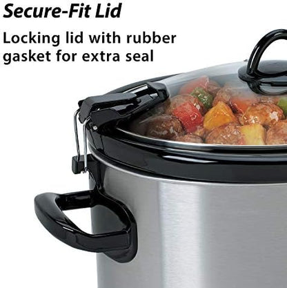 Cook & Carry 6 Quart Portable Slow Cooker - Curated Catalog X7