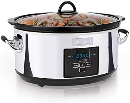 7 Quart Programmable Slow Cooker – Polished Platinum - Curated Catalog F3