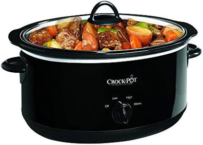 8 Quart Manual Slow Cooker – Black - Curated Catalog A1