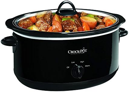 8 Quart Manual Slow Cooker – Black - Curated Catalog A1