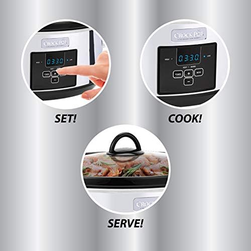 7 Quart Programmable Slow Cooker – Polished Platinum - Curated Catalog F3