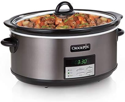 8 Quart Programmable Slow Cooker with Auto Warm - Curated Catalog C0