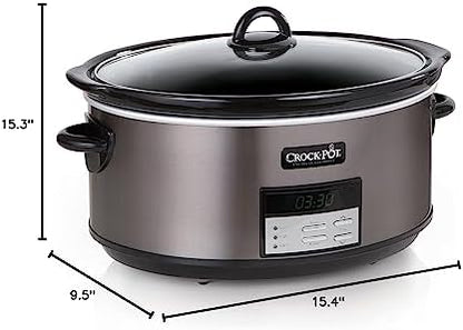 8 Quart Programmable Slow Cooker with Auto Warm - Curated Catalog C0