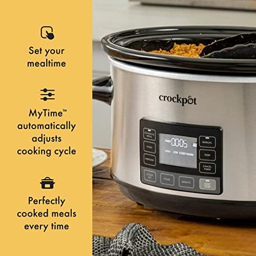 7 Quart Portable Programmable Slow Cooker with Timer - Curated Catalog Y6