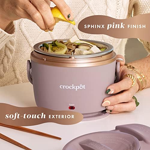 Electric Lunch Box Food Warmer 20oz – Blush Pink - Curated Catalog L4