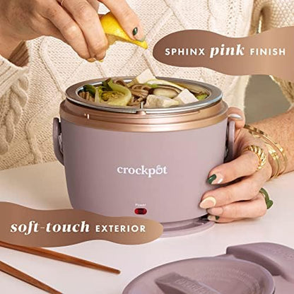 Electric Lunch Box Food Warmer 20oz – Blush Pink - Curated Catalog L4