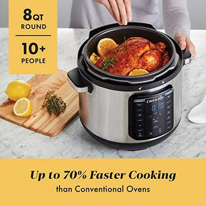 8 Quart Express Crock Multi-Use Pressure Cooker - Curated Catalog Z5