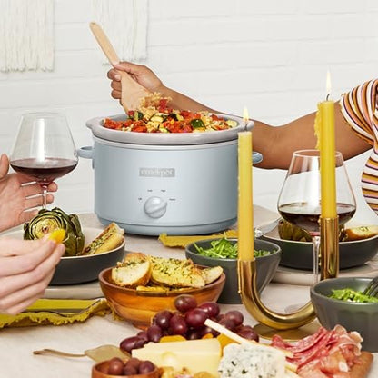 4.5 Quart Manual Slow Cooker – Macaroon Blue - Curated Catalog M9