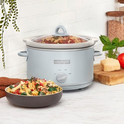4.5 Quart Manual Slow Cooker – Macaroon Blue - Curated Catalog M9