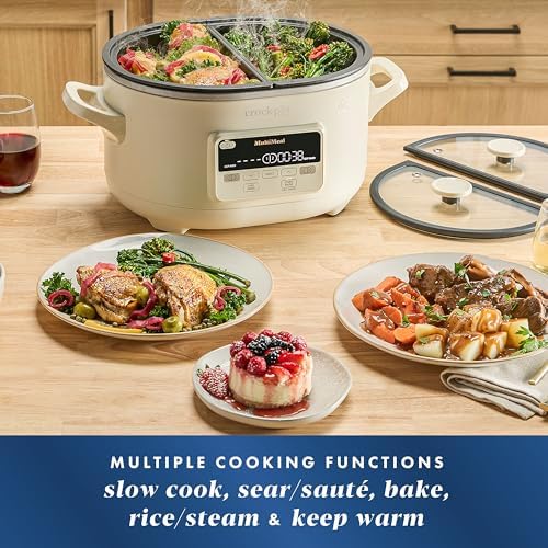 MultiMeal Multicooker with Programmable Slow Cooker - Curated Catalog Z3