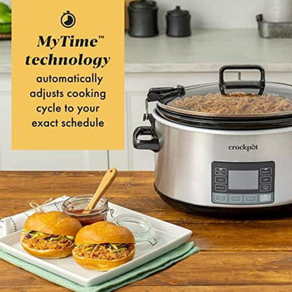 7 Quart Portable Programmable Slow Cooker with Timer - Curated Catalog Z6