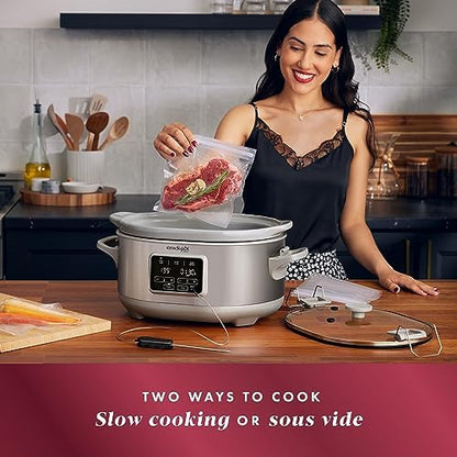 7 Quart Programmable Cook & Carry Slow Cooker - Curated Catalog E6