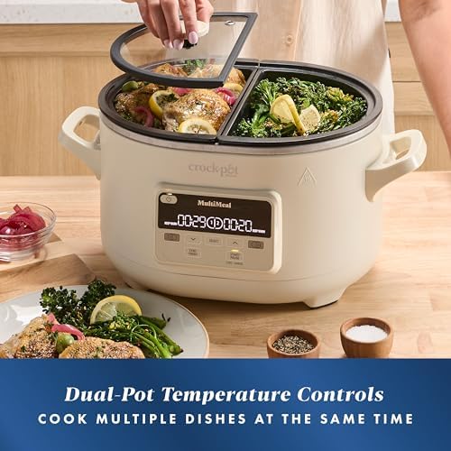 MultiMeal Multicooker with Programmable Slow Cooker - Curated Catalog Z3