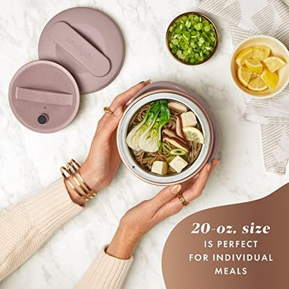 Electric Lunch Box Food Warmer 20oz – Blush Pink - Curated Catalog L4