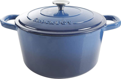 3 Quart Enameled Cast Iron Dutch Oven – Aqua - Curated Catalog B3