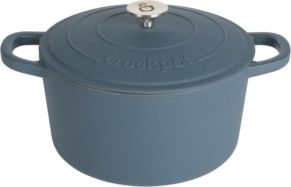 3 Quart Enameled Cast Iron Dutch Oven – Aqua - Curated Catalog B3