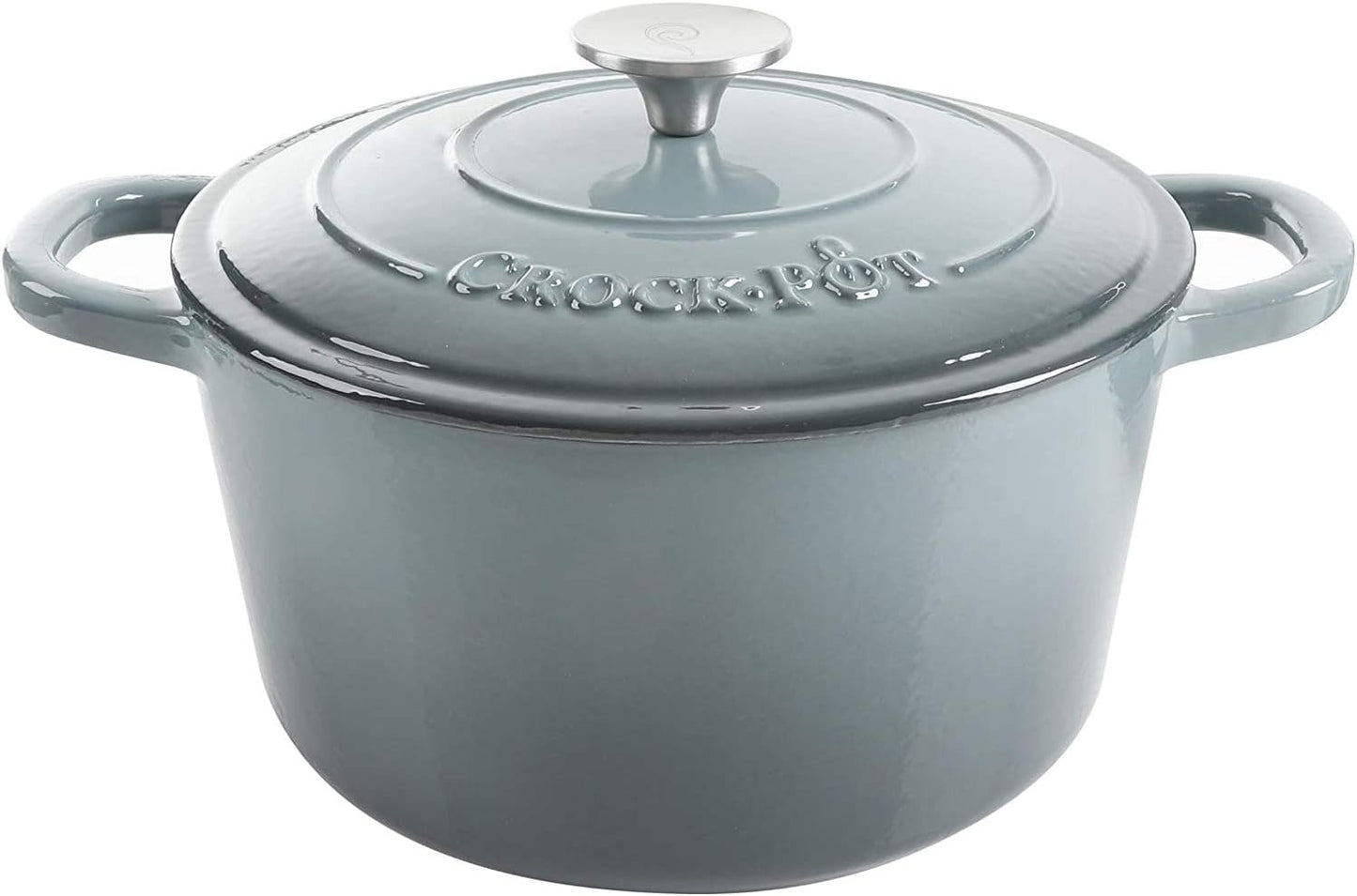 3 Quart Enameled Cast Iron Dutch Oven – Aqua - Curated Catalog B3