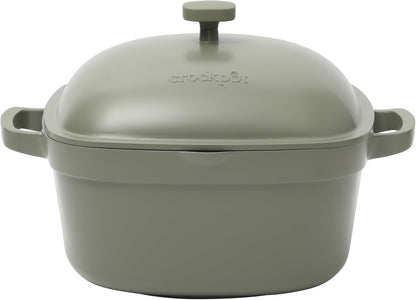 3 Quart Enameled Cast Iron Dutch Oven – Aqua - Curated Catalog B7