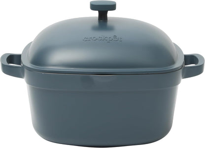 3 Quart Enameled Cast Iron Dutch Oven – Aqua - Curated Catalog B3