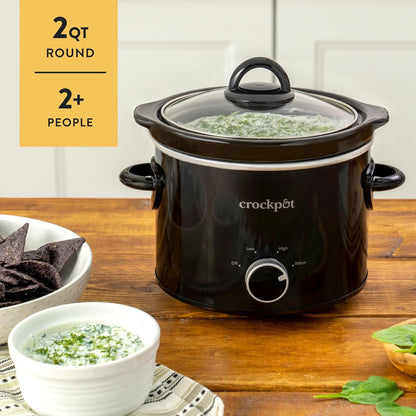 2 Quart Mini Slow Cooker – Classic Compact Cooker - Curated Catalog C4
